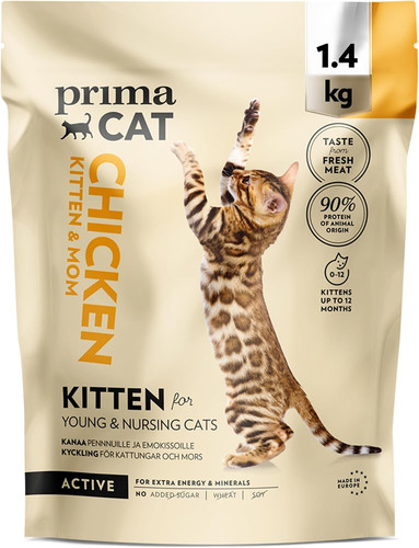 Complete dry chicken cat - -,